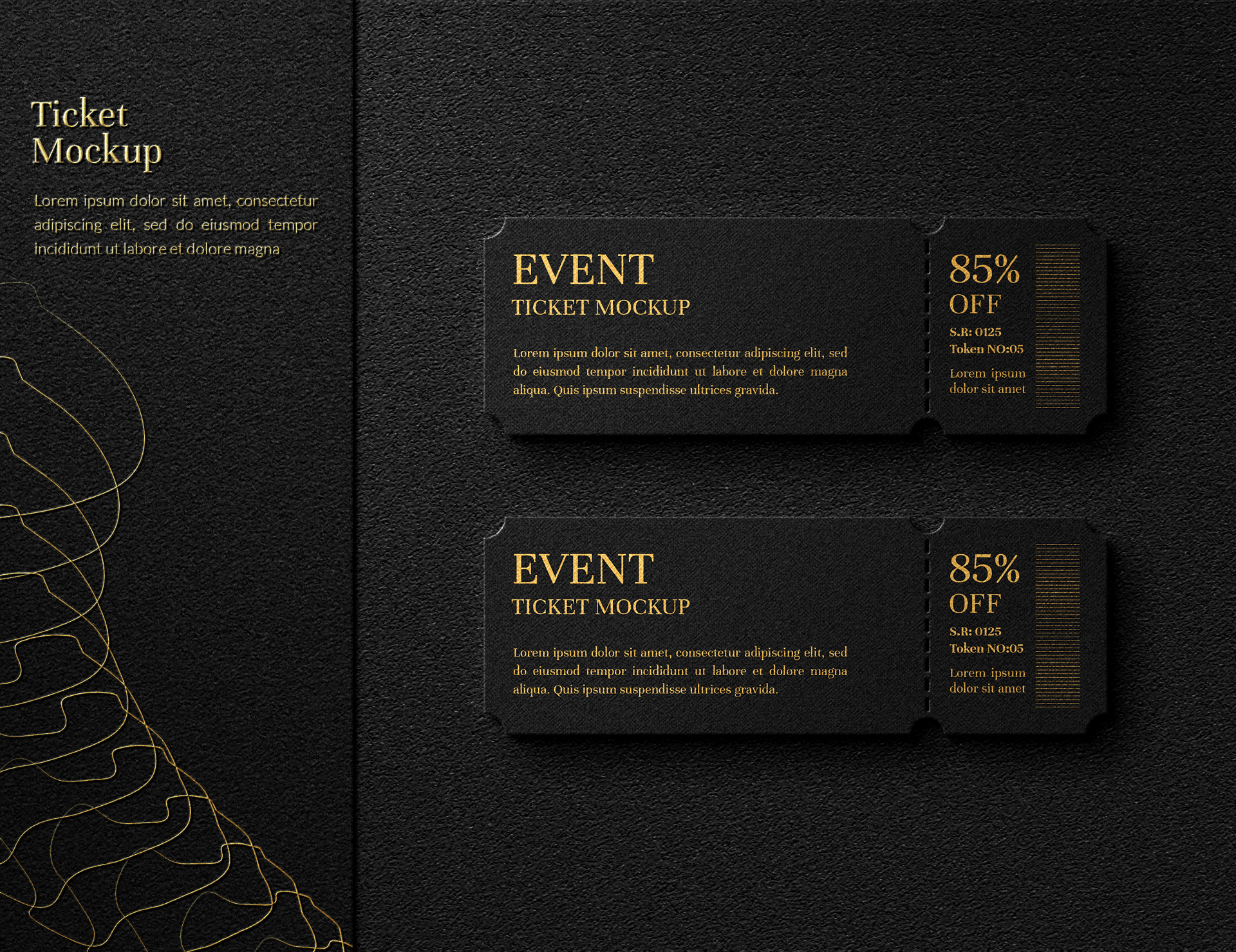 Premium Invitations & Gold Foil